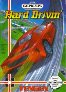 送料無料 北米版 海外版メガドライブ Hard Drivin GENESIS ハードドライビン ジェネシス 