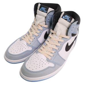 268☆RM0053 NIKE/ナイキ AIR JORDAN 1 RETRO HIGH OG エア ジョーダン 1 レトロ ハイ UNIVERSITY BLUE 555088-134/29.0cm