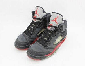 [中古]NIKE ナイキ AIR JORDAN 5 ジョーダン 136027-006 スニーカー US7