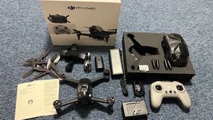 DJI FPV COMBO ヘッドバンド新品付 ドローン ゴーグルセット すぐ飛ばせる 機体番号譲与可 機体交換済 フルセット 