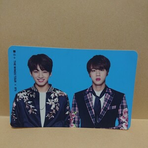 BTS 防弾少年団 THE WINGS TOUR フォトカード ステッカー sticker シール ジン ソクジン ＪＩＮ ユニット ジョングク グク JUNG KOOK