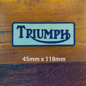 TRIUMPHトライアンフスクエアワッペン　45mm x 118mm