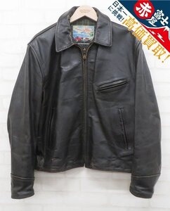 3J5526/エアロレザー ハーフベルテッド AEROLEATHER ライダース