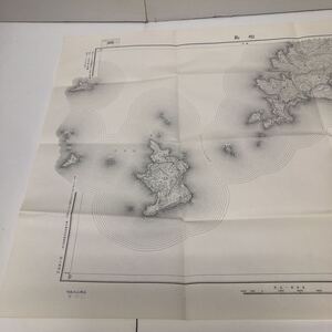 古地図 地形図 五万分之一 国土地理院 昭和28年応急修正 昭和29年発行 柏島 高知県