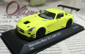 ☆レア絶版*世界528台*Minichamps PMA*1/43*2011 Mercedes Benz SLS AMG GT3 イエロー