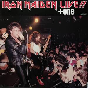 初版ミスプリント PLAY ROUD表記 日本EMIオリジ12インチ Iron Maiden / Live!! + One 1980年 東芝 EMS-41001 アイアン・メイデン Misprint