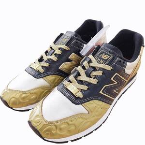 未使用品 ニューバランス NEW BALANCE × FRANCK MULLER フランクミュラー コラボ タグ付 20AW CM996FMG スニーカー シューズ ビザン数字柄