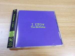 The Birthday CD「I KNOW」初回限定盤 DVD付き チバユウスケ Thee michelle gun elephant ミッシェルガンエレファント 帯あり