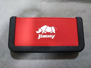 ジムニー ロゴマーク入り 小物入れ 車内収納【レッド】Jimny JB23 JB33 JB43 JB64 JB74 JA11 JA12 JA22 SJ30 シエラ