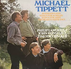 [ LP / レコード ] Michael Tippett / Philip Langridge, John Constable, Timothy Walker / Boyhood