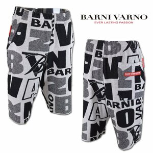 30%OFF【バーニヴァーノ】メンズ ショートパンツ LL 白×黒 NPH5061-01 BARNI VARNO カジュアル ゴルフ かっこいい 大きいサイズ @