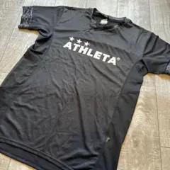 ATHLETA メッシュシャツ 黒迷彩袖