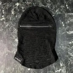 【IMPORT】ragged pattern zip ski mask