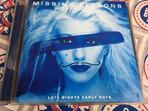 Missing Persons★中古CD国内盤「ミッシング・パーソンズ～レイト・ナイツ・アーリー・デイズ」