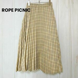 st735 ROPE PICNIC ロペピクニック/チェックプリーツスカート