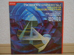 蘭DECCA SXL-6945 ウェラー プロコフィエフ 3つのオレンジへの恋 交響曲第2番 K.ウィルキンソン AS LISTED 優秀録音