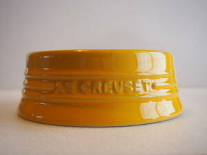 【全国送料無料】〔新品未使用〕 LE CREUSET □ PET BOWL Sサイズ YELLOW□ ル・クルーゼ ペットボウル イエロー 犬 猫 食器