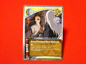 NARUTO　ナルト　英語版　TradingCard　カードトレカ　FiveprongedSealRelease　術675火