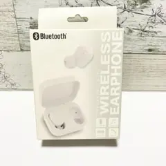 ワイヤレスイヤホン　ホワイト　Bluetooth