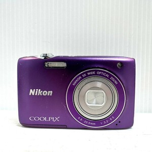 NA★1円〜 ジャンク品 Nikon ニコン COOLPIX クールピクス S3100 デジタルカメラ コンパクトデジタルカメラ 通電未確認 動作未確認