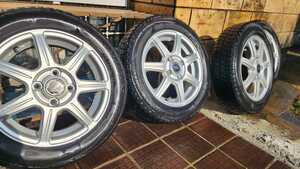 N-BOX　155/65R14 75Q スタッドレスタイヤ 4本 ブリヂストン アイスパートナー　アルミホイール付き　N-BOX