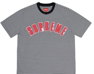 【新品】Supreme Arc Applique S/S Top Color : White Stripe Size : Medium 