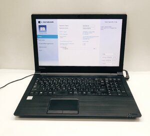 ETC:TOSHIBA dynabook B65/DN Core i3-7130U 2.70GHz/8GB/HDD:500GB/ 15.6インチノートパソコン