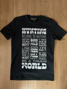 ハンティングワールド★HANTING WORLD★Ｔシャツ★半袖★サイズＭ★イタリア製