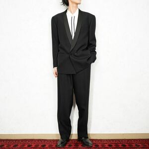 EU VINTAGE PROFILO DOUBLE DESIGN SIDE LINE PANTS SET UP SUIT/ヨーロッパ古着ダブルデザインサイドラインパンツセットアップスーツ