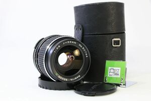 【同梱歓迎】外観綺麗■MAMIYA SEKOR C 55mm F2.8■ケース付き■AW126