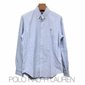 POLO, RALPH LAUREN, ポロラルフローレン, 長袖 シャツ ,ブルー ,古着, Sサイズ