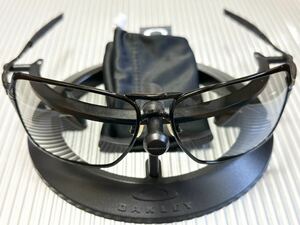 美品/調光偏光 Oakley Inmate （インメイト）Polished Black 05-632 Sunglasses