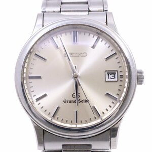 【訳あり品】SEIKO グランドセイコー GS クォーツ メンズ 腕時計 シルバー文字盤 純正SSベルト SBGS007 / 9587-7010【いおき質店