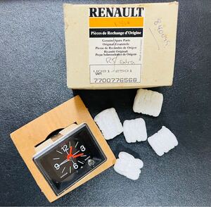 【レア希少】Renault ルノー5 他 純正品 サンク シュペール 車内時計 クロック アナログ