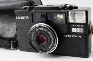 【訳あり】MINOLTA HI-MATIC AF DATE ASA ISO 38mm F2.8 フィルムカメラ 昭和レトロ #706