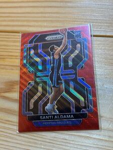 Memphis grizzlies santi aldama メンフィス グリズリーズ サンティ アルダマ NBA rc rookie card prizm red 河村勇輝　チームメイト