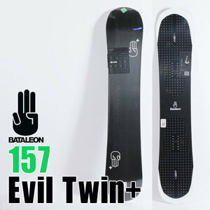 ソールカラー指定可 23-24モデル バタレオン エビル ツインプラス 157 Evil Twin+ ジブ・パーク・フリースタイル・サーフライド