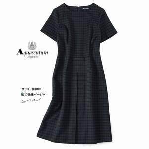 美品★素敵677★アクアスキュータム7.2万★8size/9号★ワンピースJ049