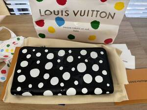 ルイヴィトン 長財布　ラウンドファスナー　LouisVuitton 草間彌生 インフィニティ・ドット ジッピー・ウォレット M81906 新品未使用