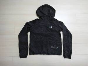 ★新品　アンダーアーマー　UNDER ARMOUR　ランニングJK　★ウルトラライトウエイト　★パッカブル　★反射素材　★撥水機能　★黒色