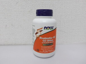 【未使用品】NOW Foods ナウフーズ　プロバイオティクス-10 1000億 60ベジカプセル　サプリメント　Probiotic-10 商品説明必読　#40400