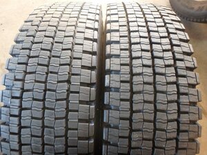 L990 送料無料【225/80R17.5 123/122】ダンロップ SP001 スタッドレス 2本 2022年製 約6.5-7分山