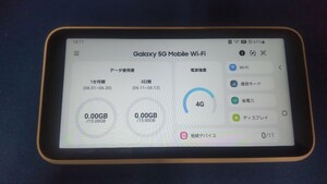 C1169 Galaxy 5G Mobile Wi-Fi SCR01 32GB モバイルWi-Fiルーター 簡易動作確認&初期化OK 現状品 送料無料