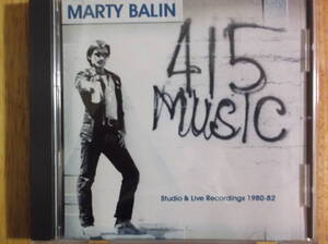 レア Self-Publish Marty Balin 415 Music Studio & Live 1980-82 マーティ バリン Jefferson Starship ジェファーソン スターシップ