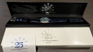 ディズニー25周年記念 非売品　時計　ディズニーストア クオーツ