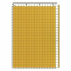 メール便発送 共栄プラスチック カラー方眼下敷きB5判 イエロー CPK-B5-Y 00025006