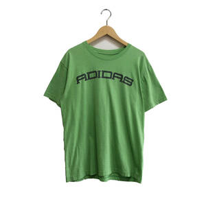 【期間限定SALE】USA 古着 半袖 Tシャツ アディダス addidas グリーン ロゴ 古着卸 激安 BA1217