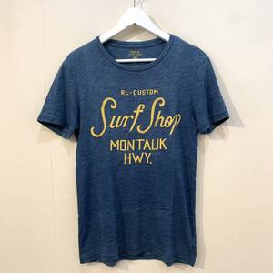 POLO Ralph Lauren Indigo Surf Shop S/S Tee Border ポロ ラルフローレン インディゴ 半袖 Tシャツ サーフショップ T Shirt S