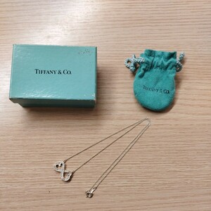 NA★1円〜中古品 TIFFANY&Co. ティファニー パロマピカソ ダブルラビングハート シルバー SV925 銀 ネックレス ペンダント レディース