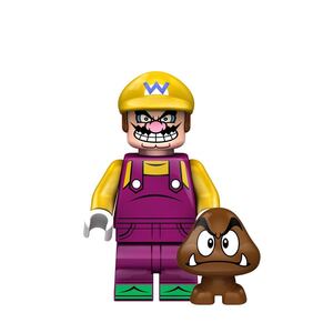 ワリオ1体　マリオ　　ミニフィグ LEGO 互換 ブロック ミニフィギュア レゴ 互換 q